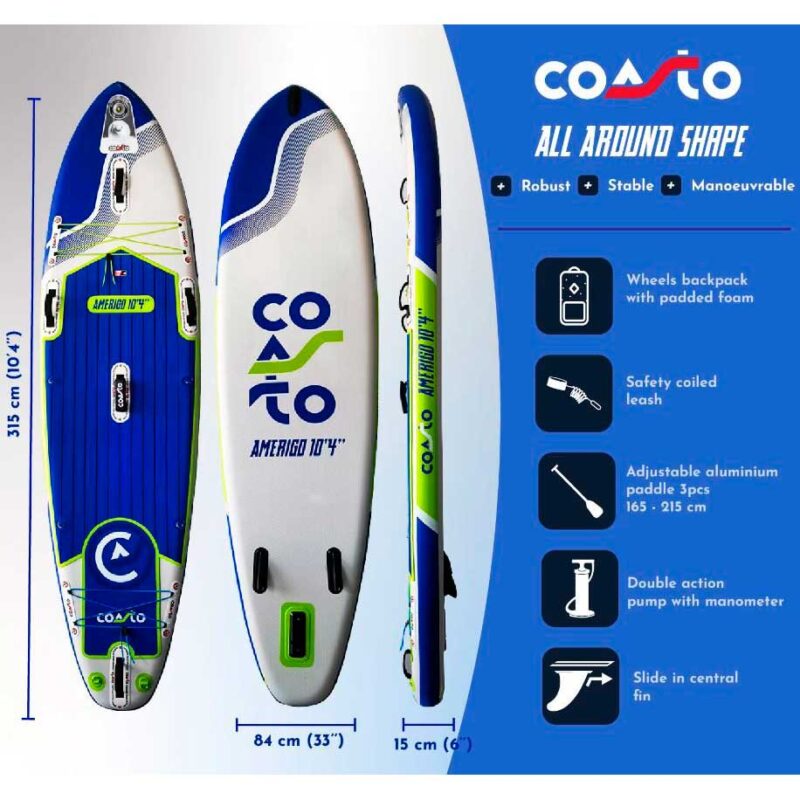 SUP Daska Coasto AMERIGO 10′4”