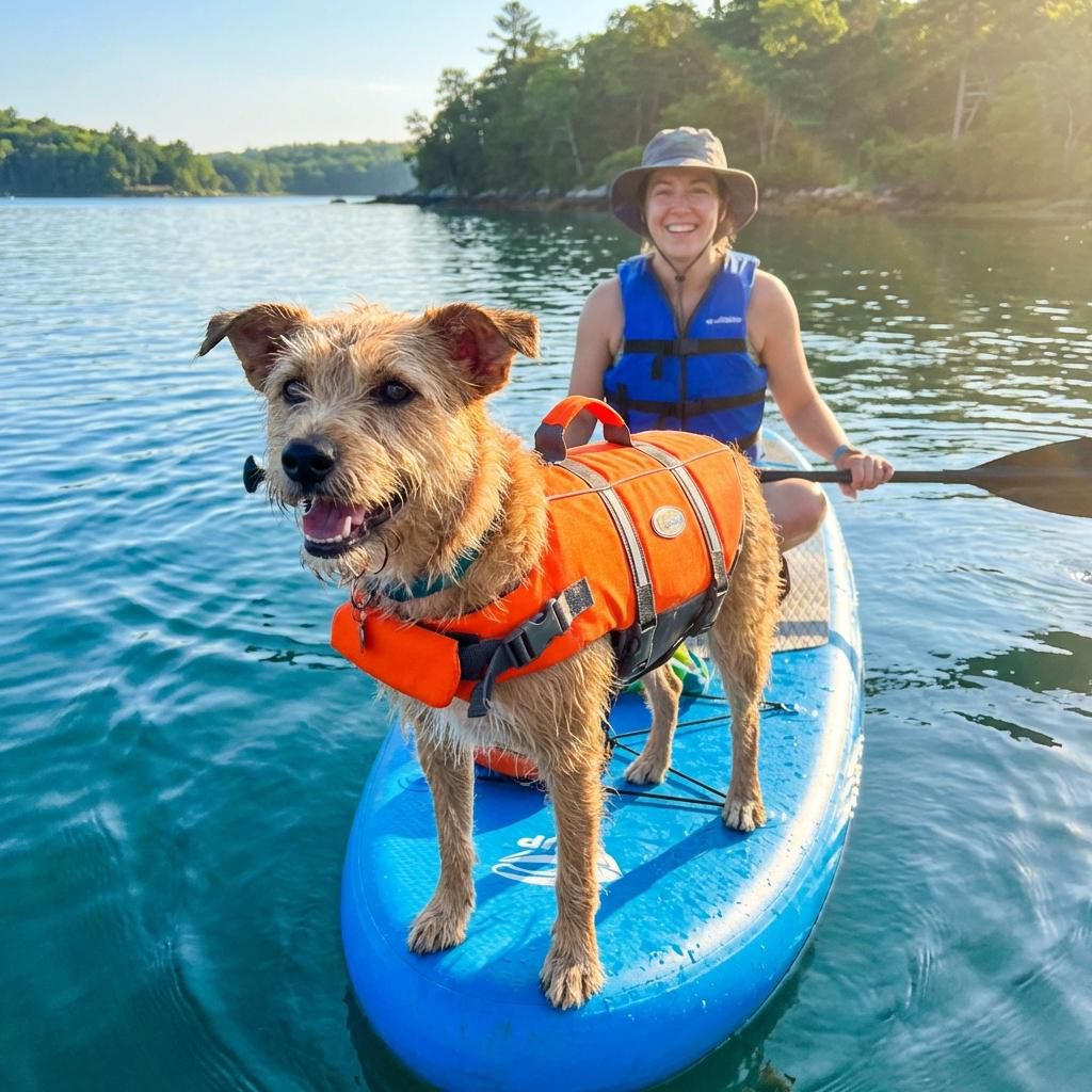 Sigurno veslanje s kućnim ljubimcem
