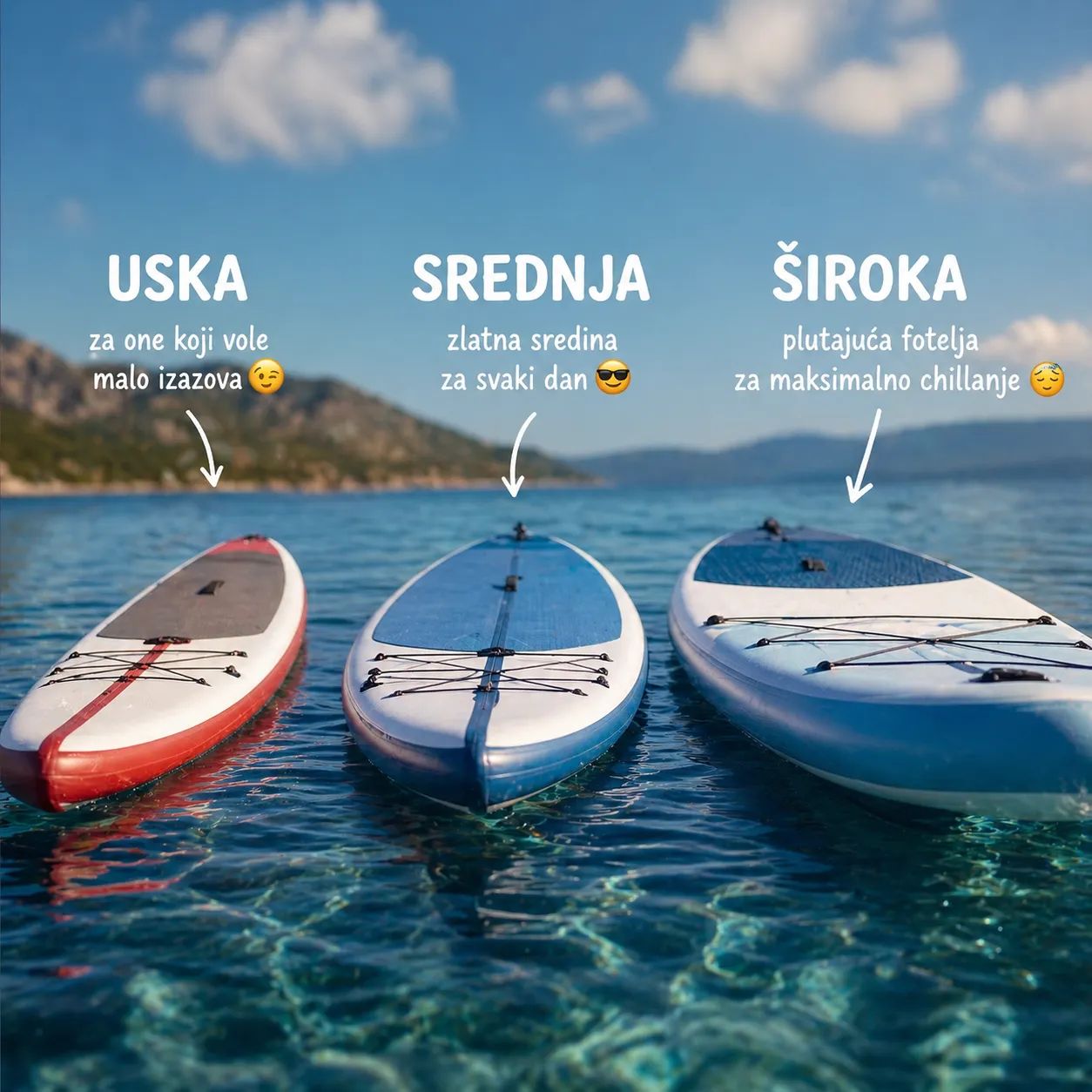 Zašto širina daske mijenja osjećaj stabilnosti