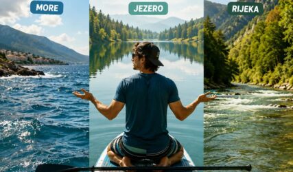SUP Daska 120 More, jezero ili rijeka: gdje SUP najviše blista