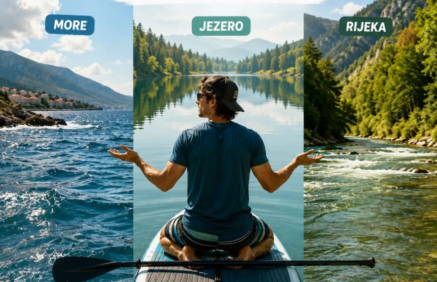 More, jezero ili rijeka: gdje SUP najviše blista